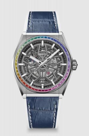 Replica Zenith Watch Zenith Defy Classic Titanium Rainbow Greater 32.9003.670/86.R588